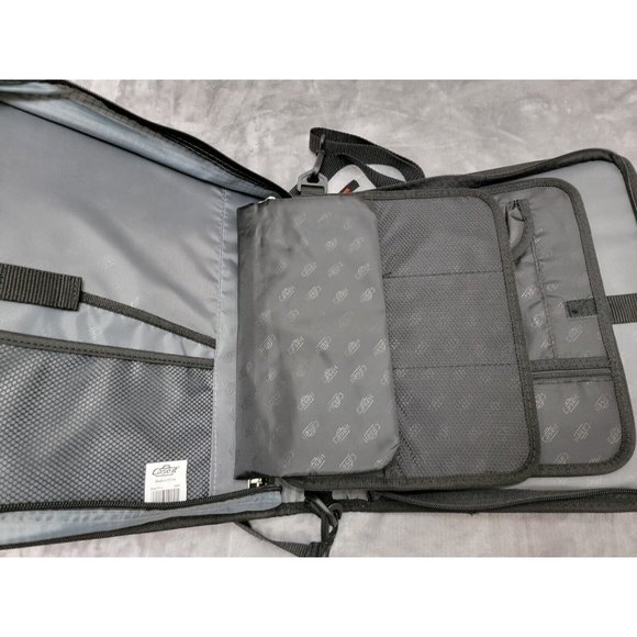 CASE IT DUAL 2 IN 1 RING BINDER 3in With Handle /Shoulder Strap RED /Black‎ - Picture 3 of 9